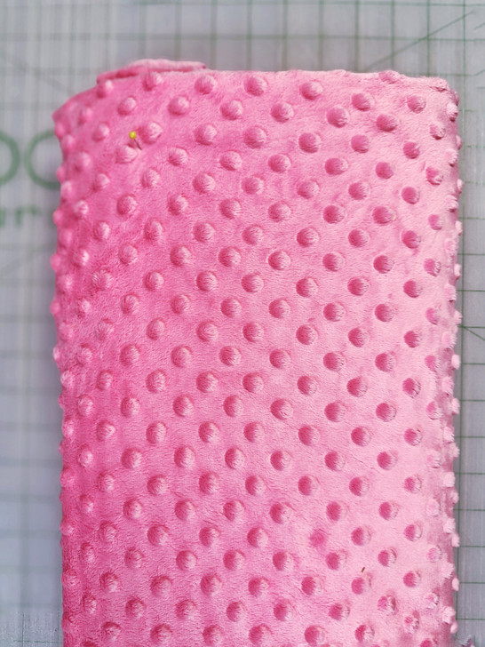 DESTASH - Shannon Cuddle Dot Paris Pink - 1 1/2 yards