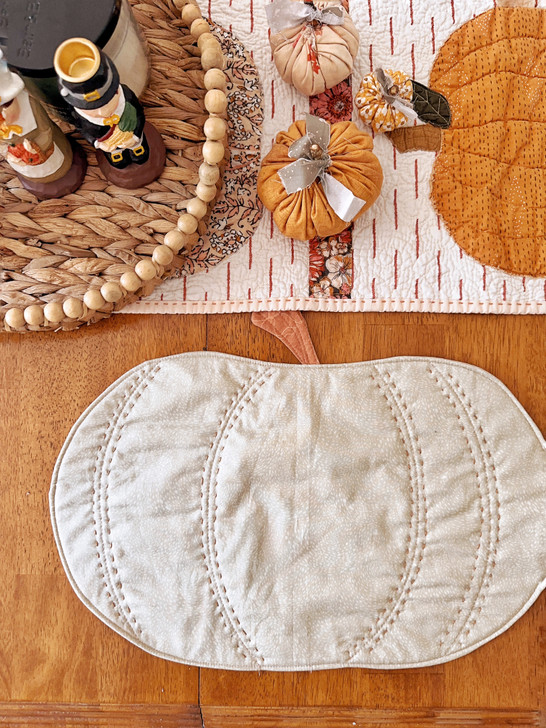 Pumpkin Spice Placemat Pattern by Melanie Traylor - PDF DOWNLOAD
