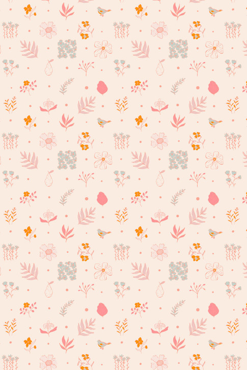 MEADOW WHIM LIGHT SKY - Candy Apple Sweetheart by Melanie Traylor of Southern Charm Quilts