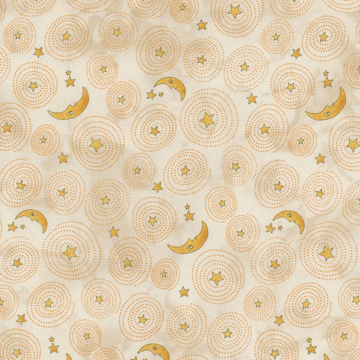 Stars and Moon Cream - Ghoul Friends by Teresa Kogut - Riley Blake