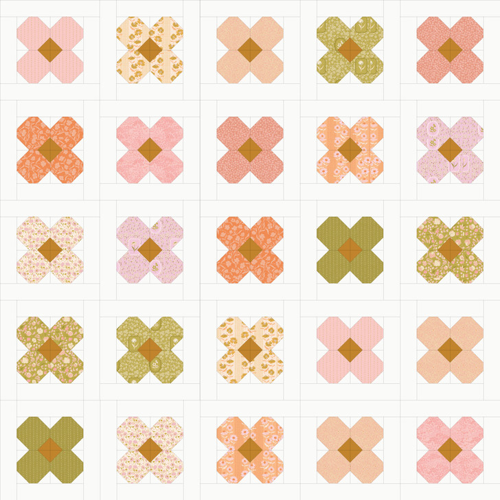 ARRIVING JULY - Hello Posy Quilt KIT in Must Have Flowers