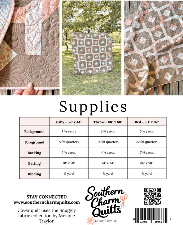 ARRIVING LATE JUNE - Swayful Quilt Pattern by Melanie Traylor - BOOKLET