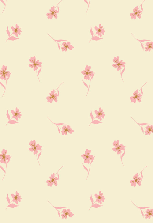 ARRIVING SEPTEMBER - Floral Clippings Vanilla Wide Back - Happy Home - Melanie Traylor
