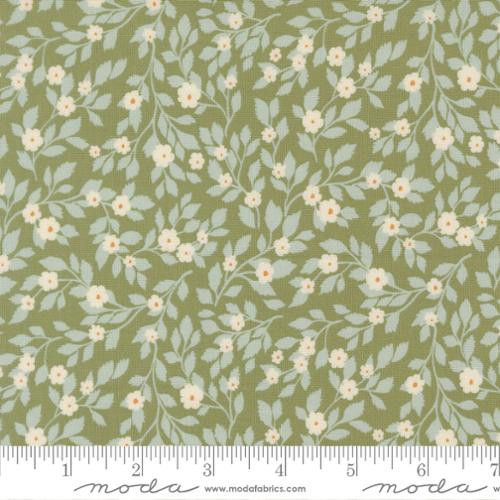 Daydream Posies Robins Egg - True Love by Lella Boutique - Moda Fabrics