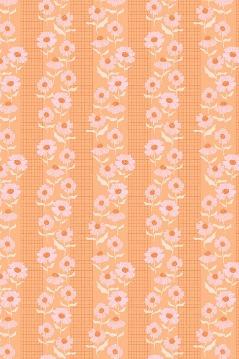 Trailing Petales Apricot - Must Have Flowers by Melanie Traylor - Southern Charm Quilts