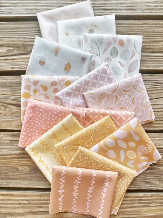Lulu Louise Quilt KIT in Planty People - Throw Size