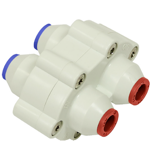 Permeate Pump Automatic Shut Off Valve w/ 1/4" Quick-Connect fittings - Spectrapure