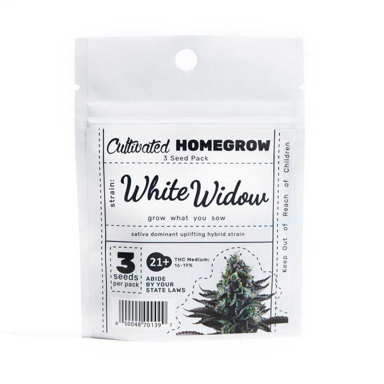 Cultivated Homegrow 3 Seed Pack | White Widow