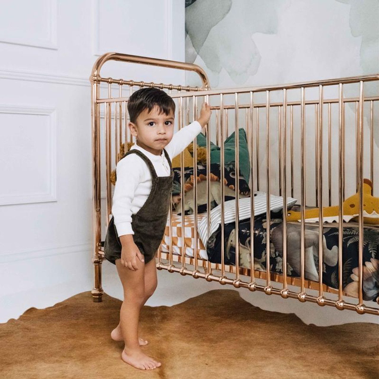 Rose gold sales baby cot