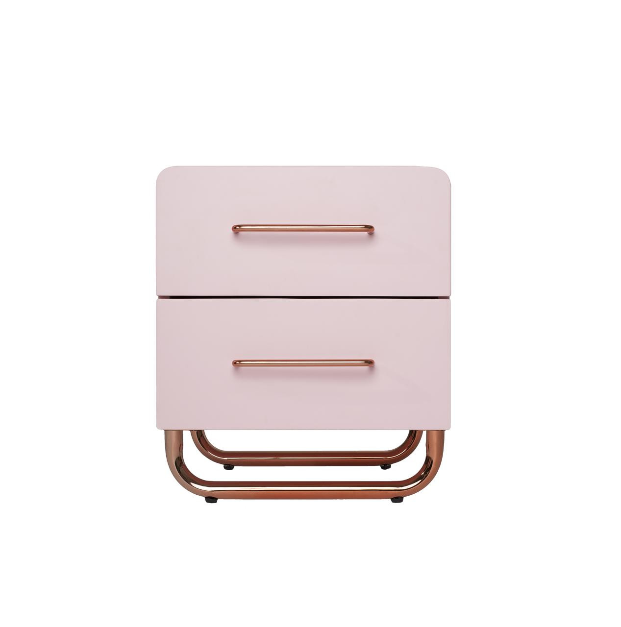 rose gold night table