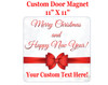 Cruise Ship Door Magnet - 11" x 11" - Holiday 3