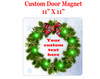 Cruise Ship Door Magnet - 11" x 11" - Holiday 4