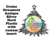 Cruise ornament.  Commemorate your cruise with this custom ornament.  Tree.  Design 008