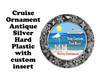 Cruise ornament.  Commemorate your cruise with this custom ornament.  Round.  Design 003