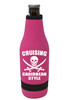 Cruise themed bottle sleeve.  Choice of color and custom option available.  Design 002