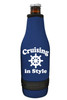 Cruise themed bottle sleeve.  Choice of color and custom option available.  Design 007