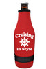 Cruise themed bottle sleeve.  Choice of color and custom option available.  Design 007
