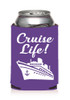 Cruise themed can sleeve.  Choice of color and custom option available.  Design 003