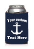 Cruise themed can sleeve.  Custom with your choice of color.  Design 002