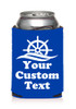 Cruise themed can sleeve.  Custom with your choice of color.  Design 007