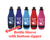 Cruise themed bottle sleeve.  Custom with your text and choice of color.  Design 004