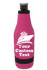 Cruise themed bottle sleeve.  Custom with your text and choice of color.  Design 005