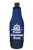 Cruise themed bottle sleeve.  Custom with your text and choice of color.  Design 007