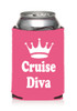 Cruise themed can sleeve.  Choice of color and custom option available.  Design 007