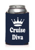 Cruise themed can sleeve.  Choice of color and custom option available.  Design 007