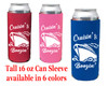 Cruise themed Tall Can sleeve.  Choice of color and custom option available.  Design 002