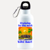 Cruise themed Water - Beverage Bottle.  20 Oz Aluminum Bottle with optional back design.  Design 0017