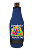 Cruise themed bottle sleeve.  Colorful art work on front with optional back design with name. Design 003