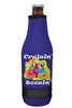 Cruise themed bottle sleeve.  Colorful art work on front with optional back design with name. Design 003
