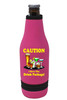 Cruise themed bottle sleeve.  Colorful art work on front with optional back design with name. Design 005