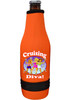 Cruise themed bottle sleeve.  Colorful art work on front with optional back design with name. Design 007