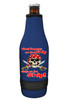 Cruise themed bottle sleeve.  Colorful art work on front with optional back design with name. Design 010