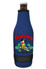 Cruise themed bottle sleeve.  Colorful art work on front with optional back design with name. Design 017