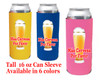 Cruise themed Tall Can sleeve.  Choice of color and custom option available.  Design 45