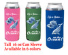 Cruise themed Tall Can sleeve.  Choice of color and custom option available.  Design 46