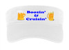 Cruise Visor - Choice of visor color with full color art work - Boozin 2