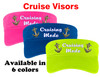 Cruise Visor - Choice of visor color with full color art work - Cruising Mode