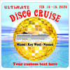 Cruise Ship Door Magnet - 11" x 11" - Disco 1