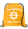 Cruise & Beach theme drawstring back pack - Custom with your text design 009