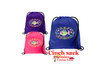 Cruise & Beach theme drawstring back pack - Available in 7 colors. Colorful decorations perfect for your little cruisers!  002