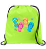 Cruise & Beach theme drawstring back pack - Available in 7 colors. Colorful decorations perfect for your little cruisers!  003