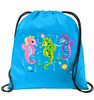 Cruise & Beach theme drawstring back pack - Available in 7 colors. Colorful decorations perfect for your little cruisers!  006