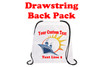 Cruising theme custom drawstring back pack -Custom design with your text!  009