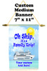 Cruise Ship Door Banner -  available in 3 sizes.    Custom with your text!  Family Trip