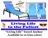 Towel Anchor - Keep your towel anchored to your chair! - "Living Life"