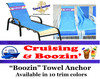 Towel Anchor - Keep your towel anchored to your chair! - "Boozin"